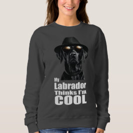 Ik ben Cool Black Lab Trui