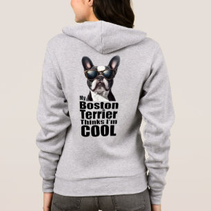 Ik ben Cool Boston Terrier Hoodie