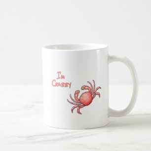 Ik ben Crabby met Name Crustacean Koffiemok