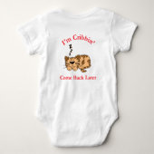 Ik ben Cribbin'Babys 1ste T-shirt (Achterkant)