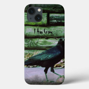 Ik ben Crow - Green iPad Case