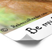 Ik ben Cute Baby Orangutan. Poster (Hoek)