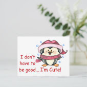 Ik ben Cute Briefkaart (Staand voorkant)