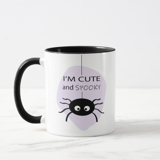 Ik ben Cute en Spooky l Spider Halloween Theme Mok (Links)