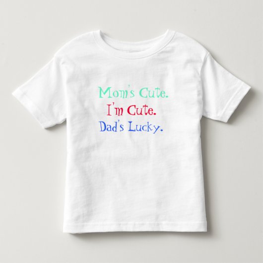 Ik ben Cute Kinder Shirts (Voorkant)