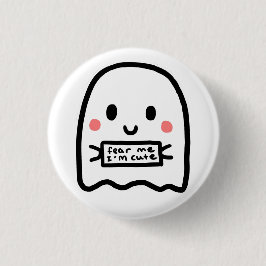 Ik ben Cute Lil Ghost Ronde Button 3,2 Cm