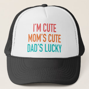 Ik ben Cute, mama's Cute, papa's Lucky Trucker Pet