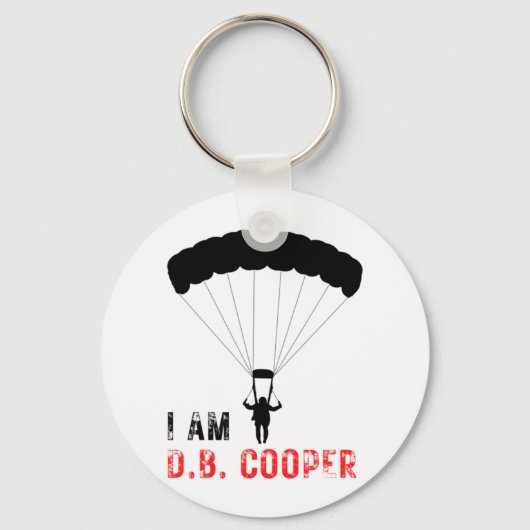 IK BEN D.B. Cooper Sleutelhanger (Voorkant)