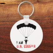 IK BEN D.B. Cooper Sleutelhanger (Voorkant)