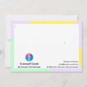 "Ik ben dankbaar" Bedankkaart (Achterkant)