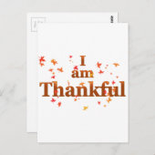 ik ben dankbaar briefkaart (Voorkant / Achterkant)
