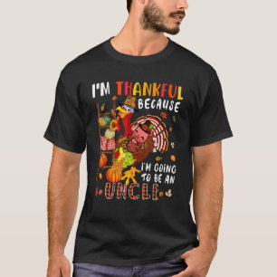 Ik ben dankbaar dat ik een oomkalkoen-Herfst-kalko T-shirt