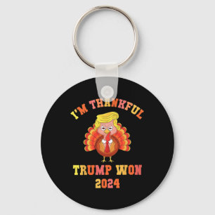 Ik ben dankbaar dat Trump in 2024 de Thanksgiving Sleutelhanger