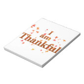 ik ben dankbaar notitieblok (Gedraaid)