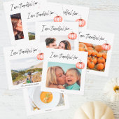 Ik ben dankbaar Notities Thanksgiving FOTO