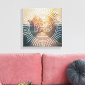 Ik ben dankbaar voor avontuur canvas afdruk (Insitu (Woonkamer))