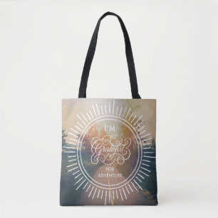 Ik ben dankbaar voor avontuur tote bag