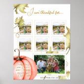 Ik ben dankbaar voor... Dankbare notities Thanksgi Poster (Voorkant)
