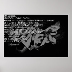 Ik ben danser poster