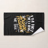 Ik ben dansleraar handdoek (Handdoek)