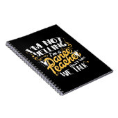 Ik ben dansleraar notitieboek (Rechterzijde)