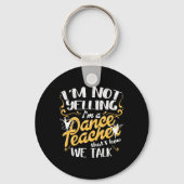 Ik ben dansleraar sleutelhanger (Voorkant)