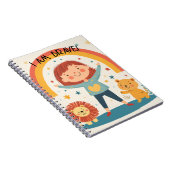 Ik ben dapper - Affirmatie voor kinderen Notitieboek (Rechterzijde)