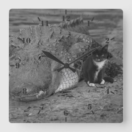 Ik ben dapper, hoe zit het met jou? Keuken en alli Vierkante Klok