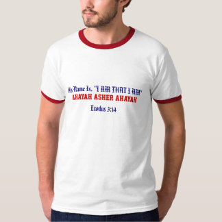 IK BEN DAT IK / Ahayah Asher Ahayah T-shirt