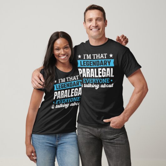 Ik ben dat Legendary Paralegal Funny Quote T-shirt (Unisex)