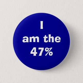 "Ik ben de 47%"-toets Ronde Button 5,7 Cm