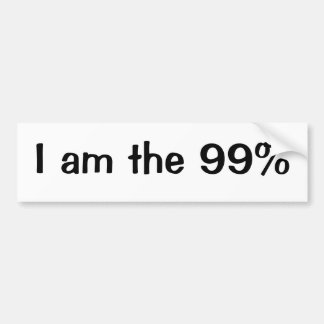 Ik ben de 99% bumpersticker