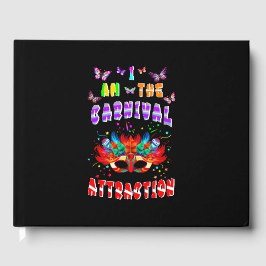 Ik ben de aantrekkingskracht van carnaval gastenboek (Voorkant)