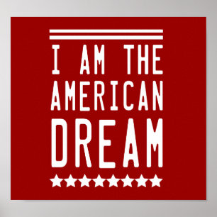 Ik ben de Amerikaanse droom Poster