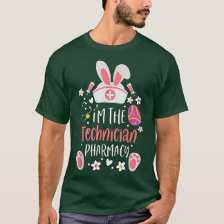 Ik ben de apotheker Bunny Ears apotheker T-shirt