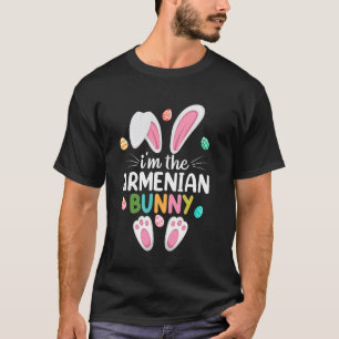 Ik ben de Armeense Konijn Matchende Familie Pasen T-shirt