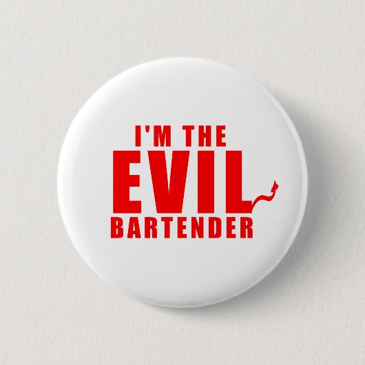 Ik ben de Avil Bartender Ronde Button 5,7 Cm (Voorkant)