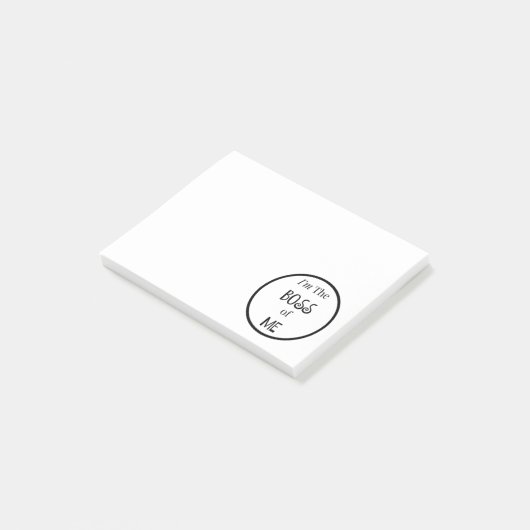 Ik ben de baas post-it® notes (Schuin)