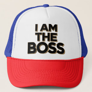 Ik ben de baas trucker pet