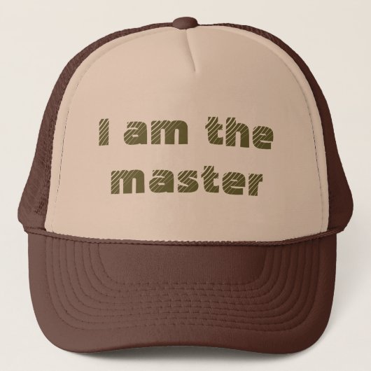 Ik ben de baas trucker pet (Voorkant)