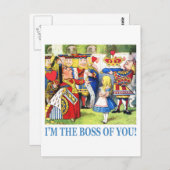 Ik ben de baas van jou. briefkaart (Voorkant / Achterkant)