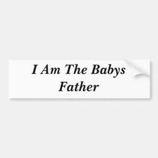Ik ben de babyvader bumpersticker