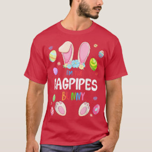 Ik ben de Bagpipe Bunny Easter Party Matching Fami T-shirt