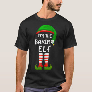 Ik ben de Baking Elf Funny Elf Familie die Chris a T-shirt