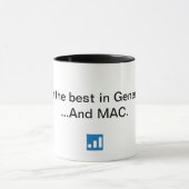 Ik ben de beste in het algemeen... en MAC. Mok (Midden)
