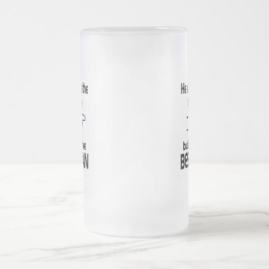 Ik ben de beste man matglas bierpul (Center)