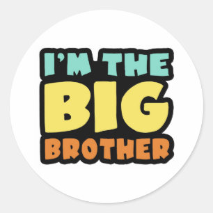Ik ben de Big Brother Ronde Sticker