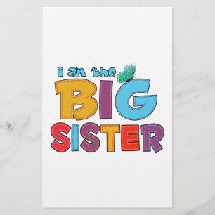 Ik ben de Big Sister Butterfly Briefpapier