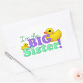 "Ik ben de Big Sister" Stickers (Envelop)
