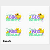 "Ik ben de Big Sister" Stickers (Vel)